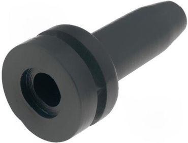 632-01030, Амортизатор, dотв: 3мм, ПВХ, черный, Толщ.панели: макс.2мм, L: 27мм